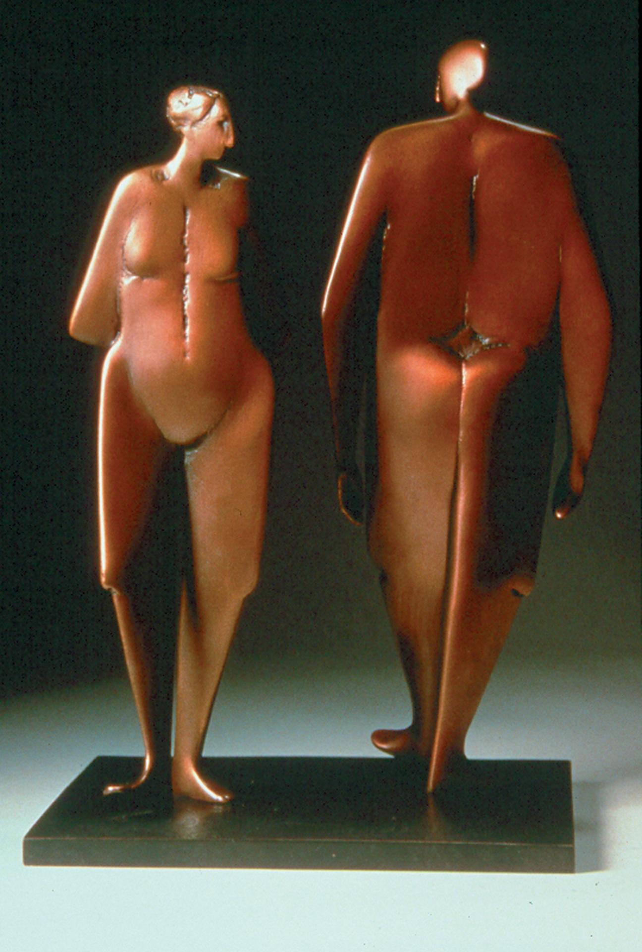 Carol Gold Figurative Sculpture - Passing
