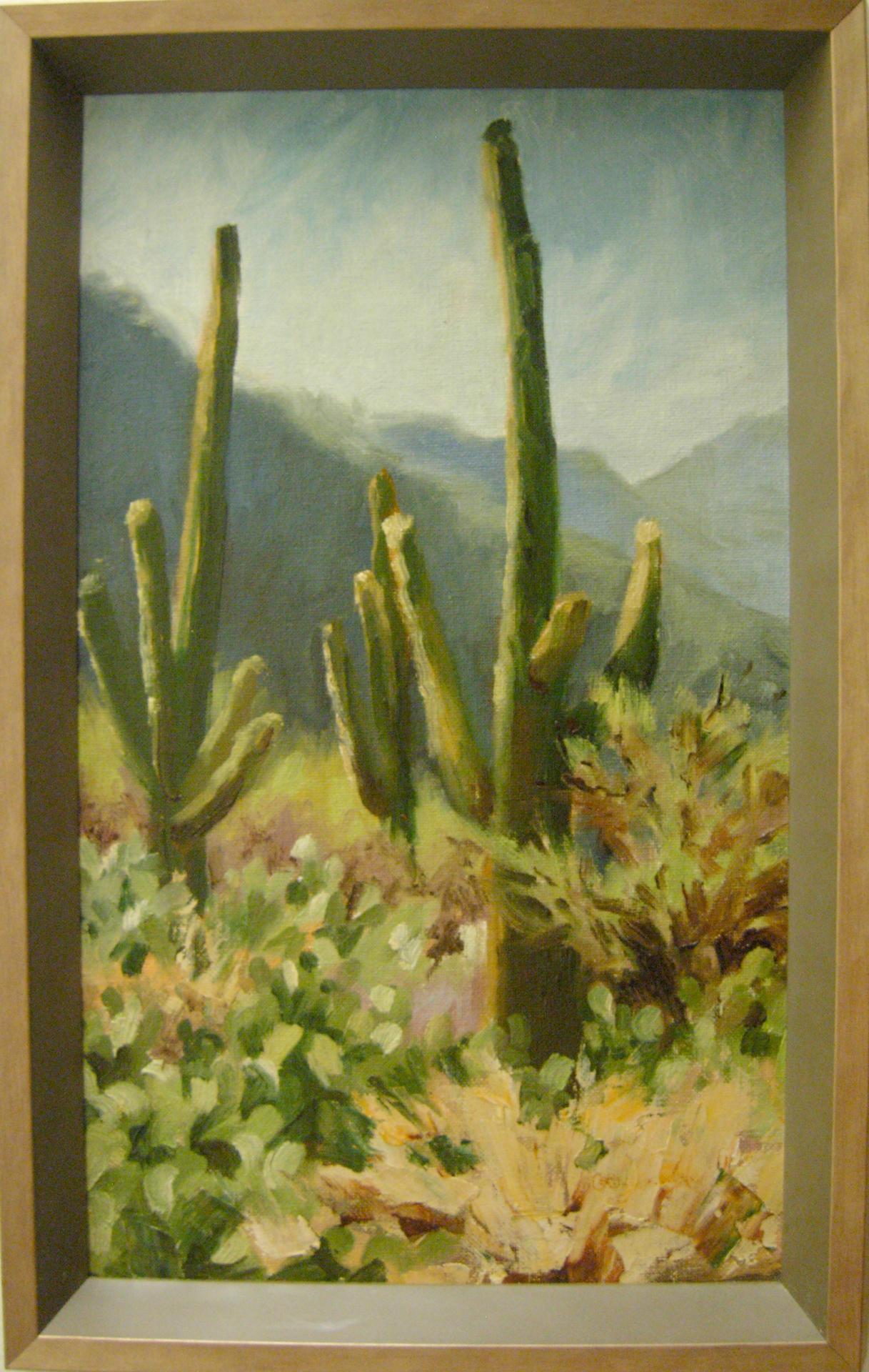 Desert Greys - Painting by Cathy Goodale