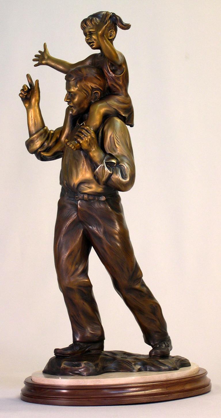 Giddy Up - Sculpture by Gary Alsum