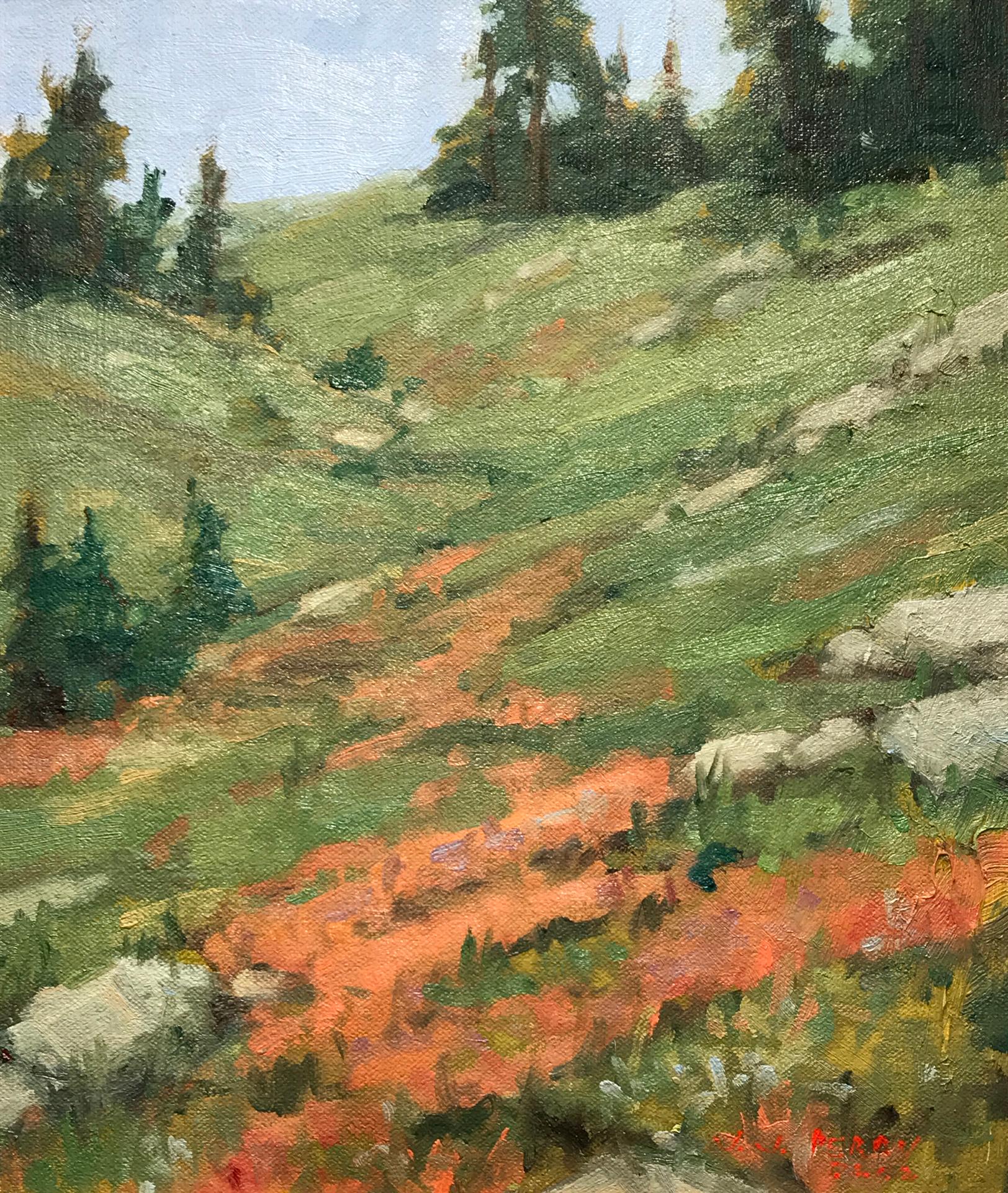 Indian Paintbrush - Painting by Jean Perry