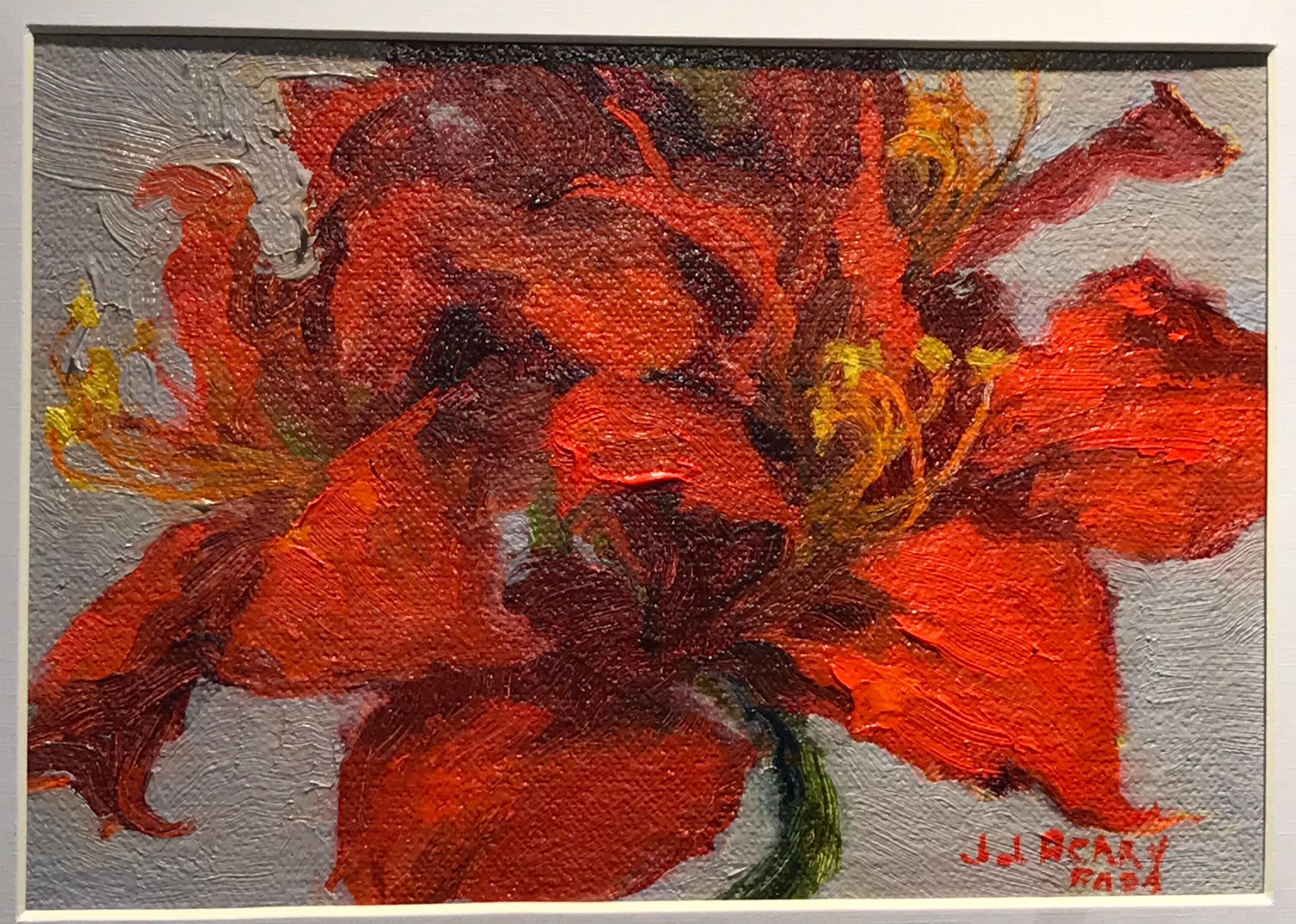 Jean Perry Abstract Painting - Amaryllis