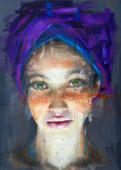 Matilde avec turban violet
