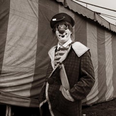 Vintage Clown with safety pin hat