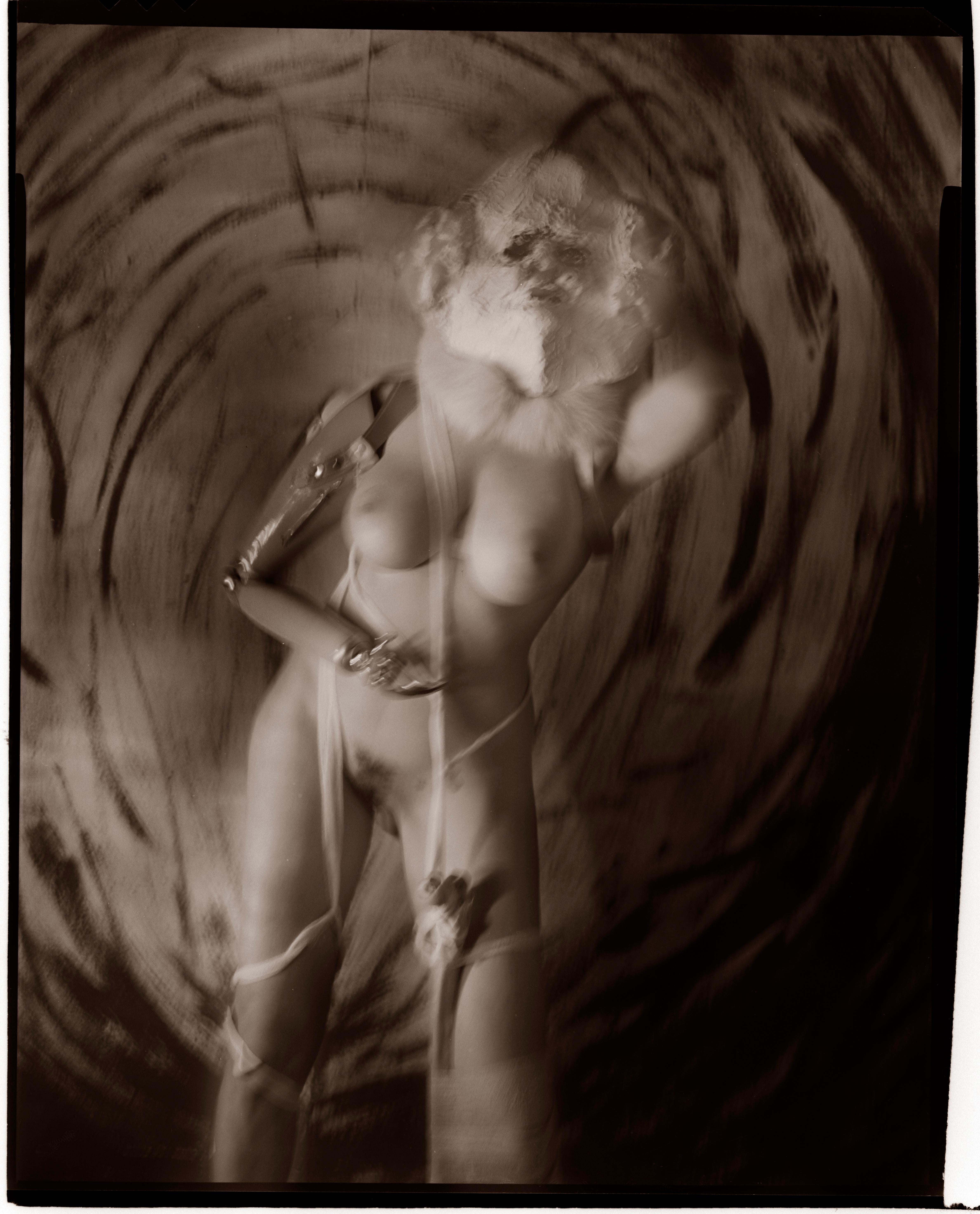 
PAUL TILLINGHAST
Black and White Nude Gramercy Park 
Edition #1 / 25
Gallery framed acid free and lignin free
Frame 24 x 30 inches 
Print 11 x14 Inches
Archival Pigment Print
Archival Agfa Brovira W/ Poly Tone

Born in Bristol Connecticut in 1954,
