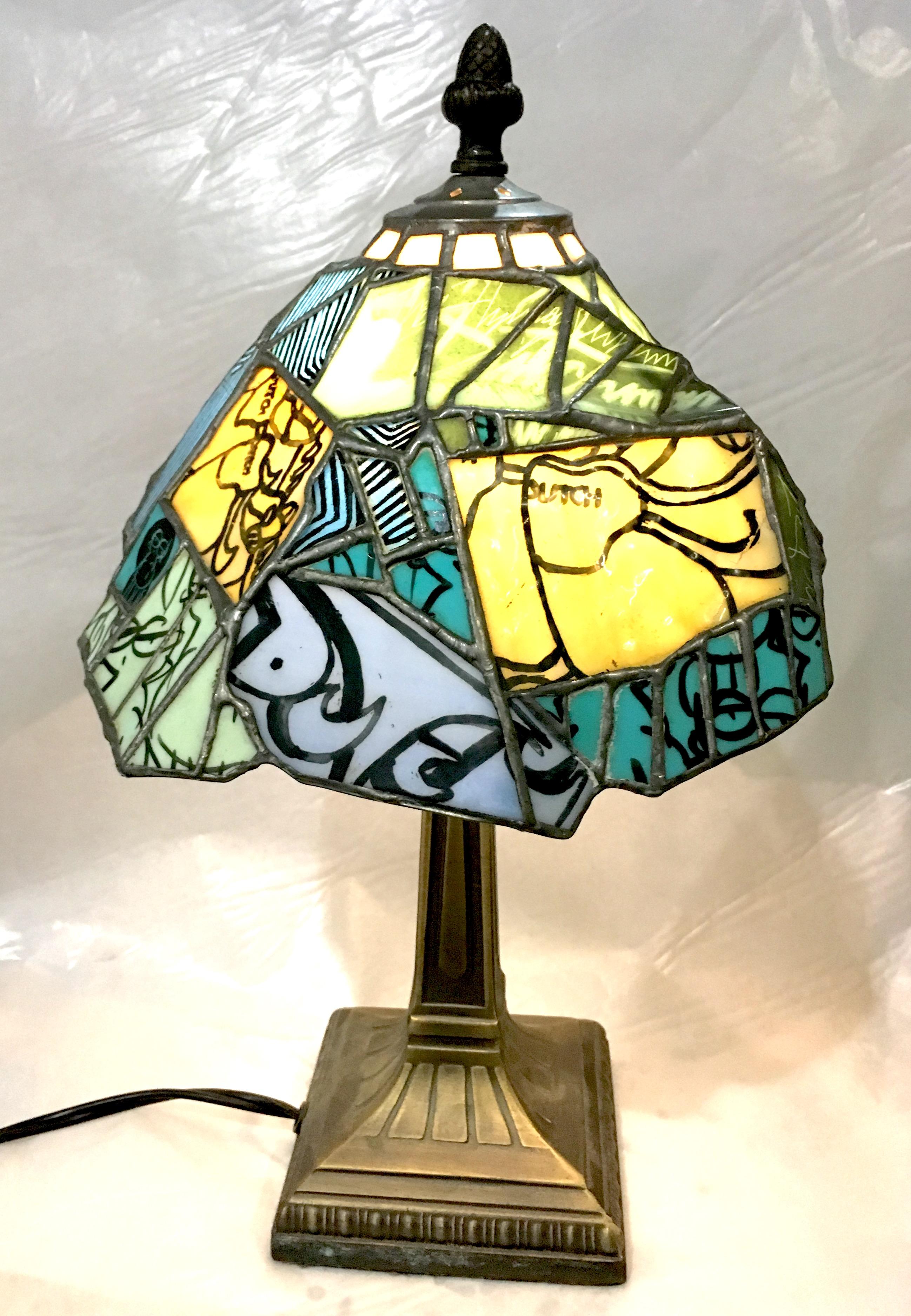 Secret Stash, 2012 (stained glass lamp) - Art by TF Dutchman