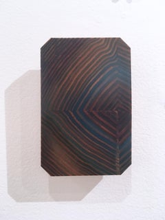 Untitled "Fragment 1" 2019, oil, varnish, wood, wall sculpture