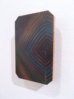 Untitled "Fragment 1" 2019, oil, varnish, wood, wall sculpture
