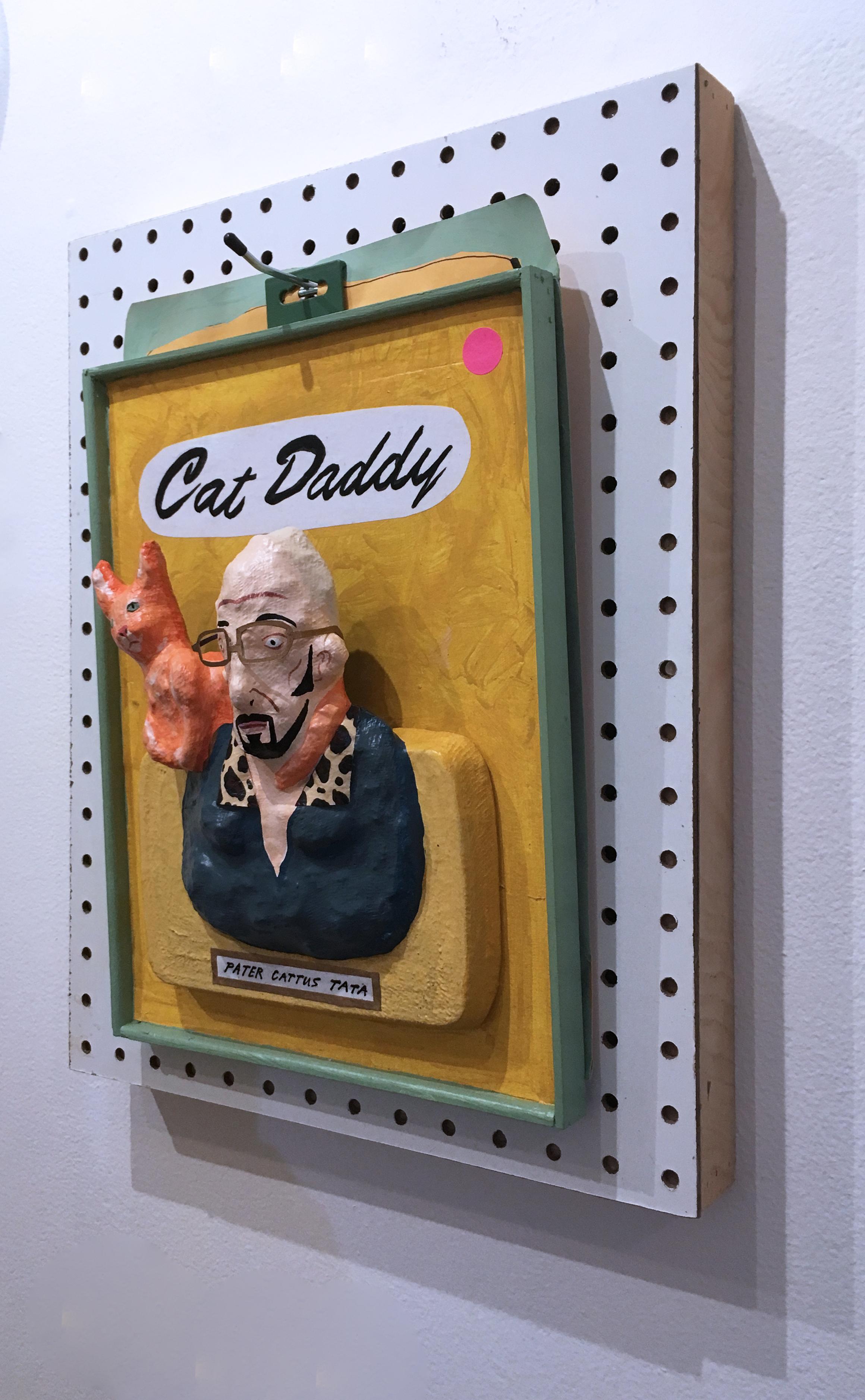 Daddy pour chat - Marron Animal Painting par Otis Carb