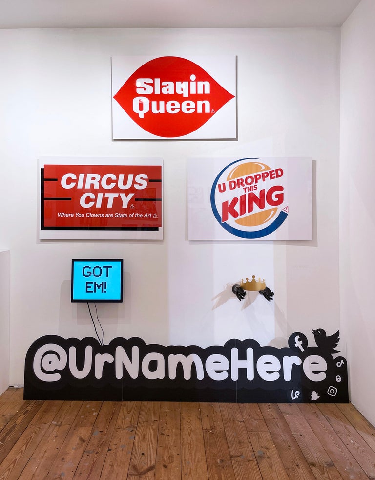 Kid Hazo Circus City (2022) by Kid Hazo sign art graphic street art