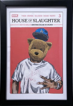 House of Slaughter (2021) by Sean9 Lugo, comic book portrait of rapper Crooked I
