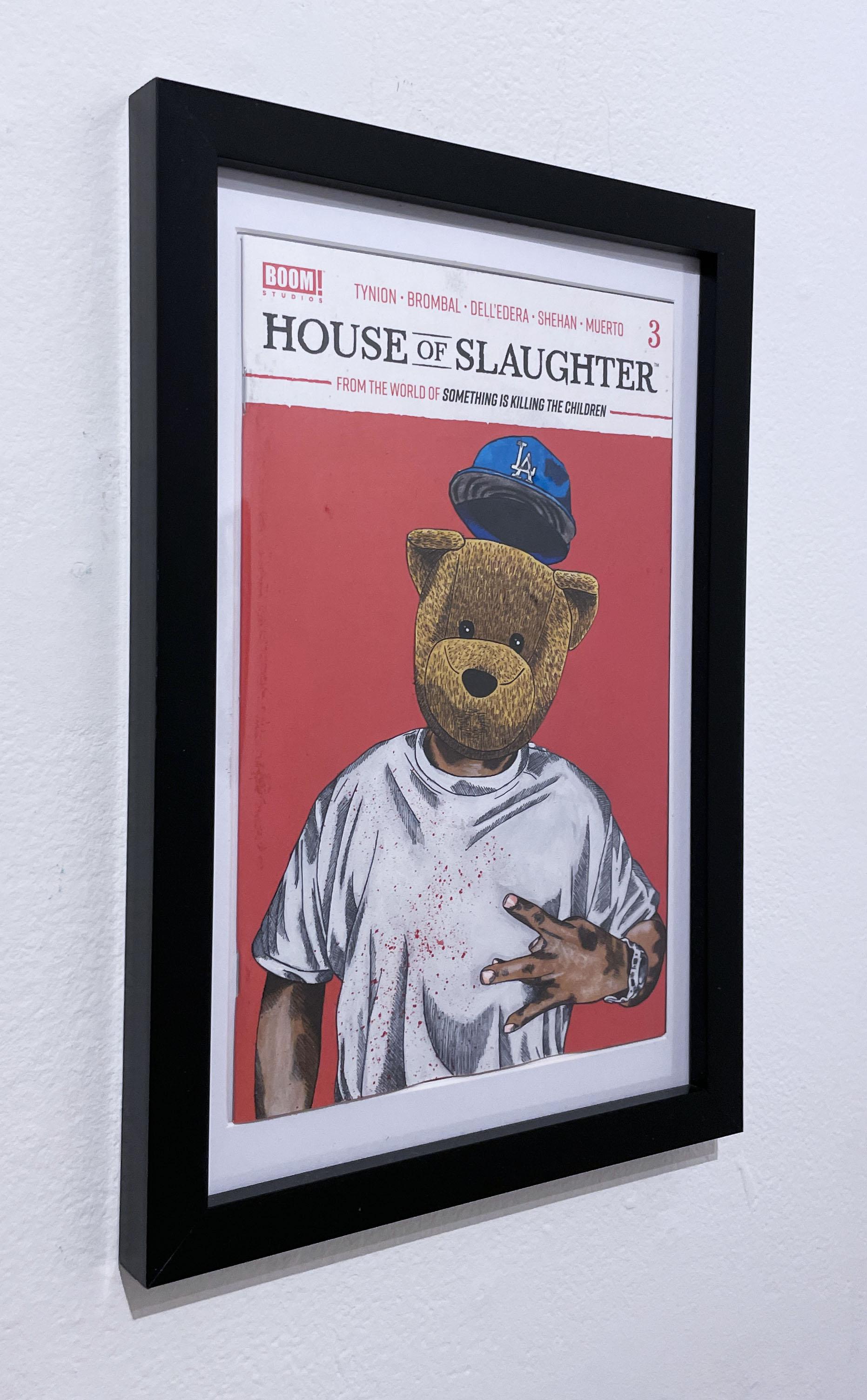 House of Slaughter (2021) by Sean9 Lugo, comic book portrait of rapper Crooked I - Art by Sean 9 Lugo