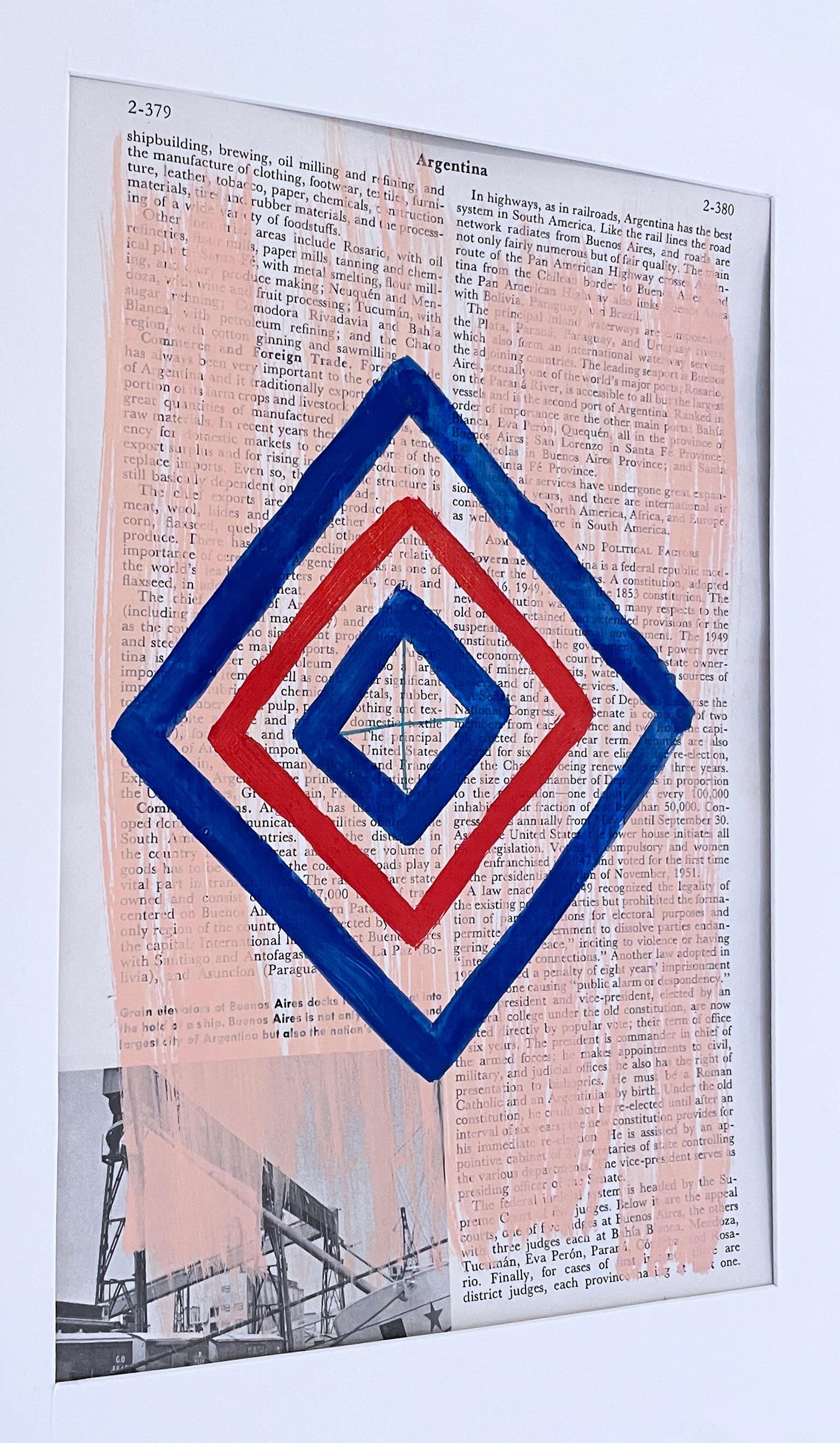 Untitled (blue & red diamonds)

Gouache on 1957 Encyclopedia page

Feminist Art and Contemporary Feminist / Geometric Abstraction / Gestural Abstraction / Abstract Art / Minimalism and Contemporary Minimalist

Frame size 12.875 x 9.875 x 0.675