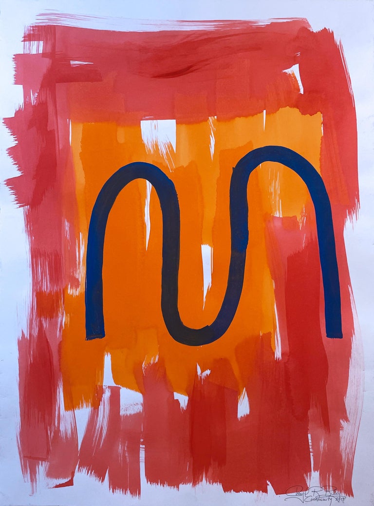 Cheryl R. Riley - Community by Cheryl R. Riley, bright red and orange ...