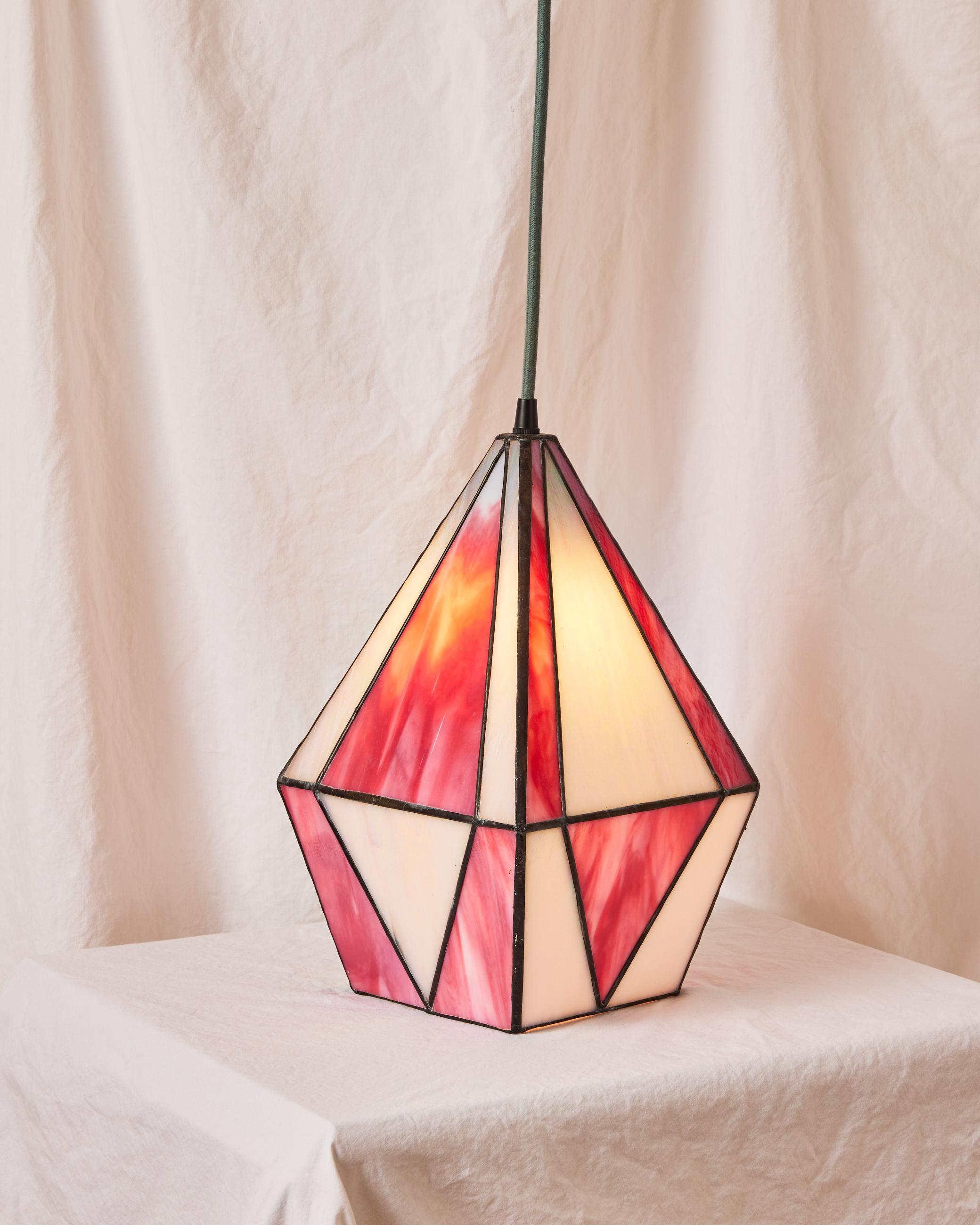 Moonflower  Checkerboard Lantern - Art by TF Dutchman