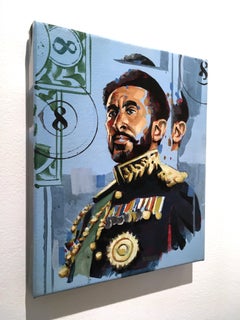 HAILE SELASSIE I, , 2017 acrylic on canvas portrait