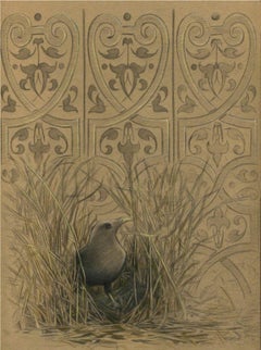 Wake Up Bird, bower bird, nature, animal, pattern, drawing, framed
