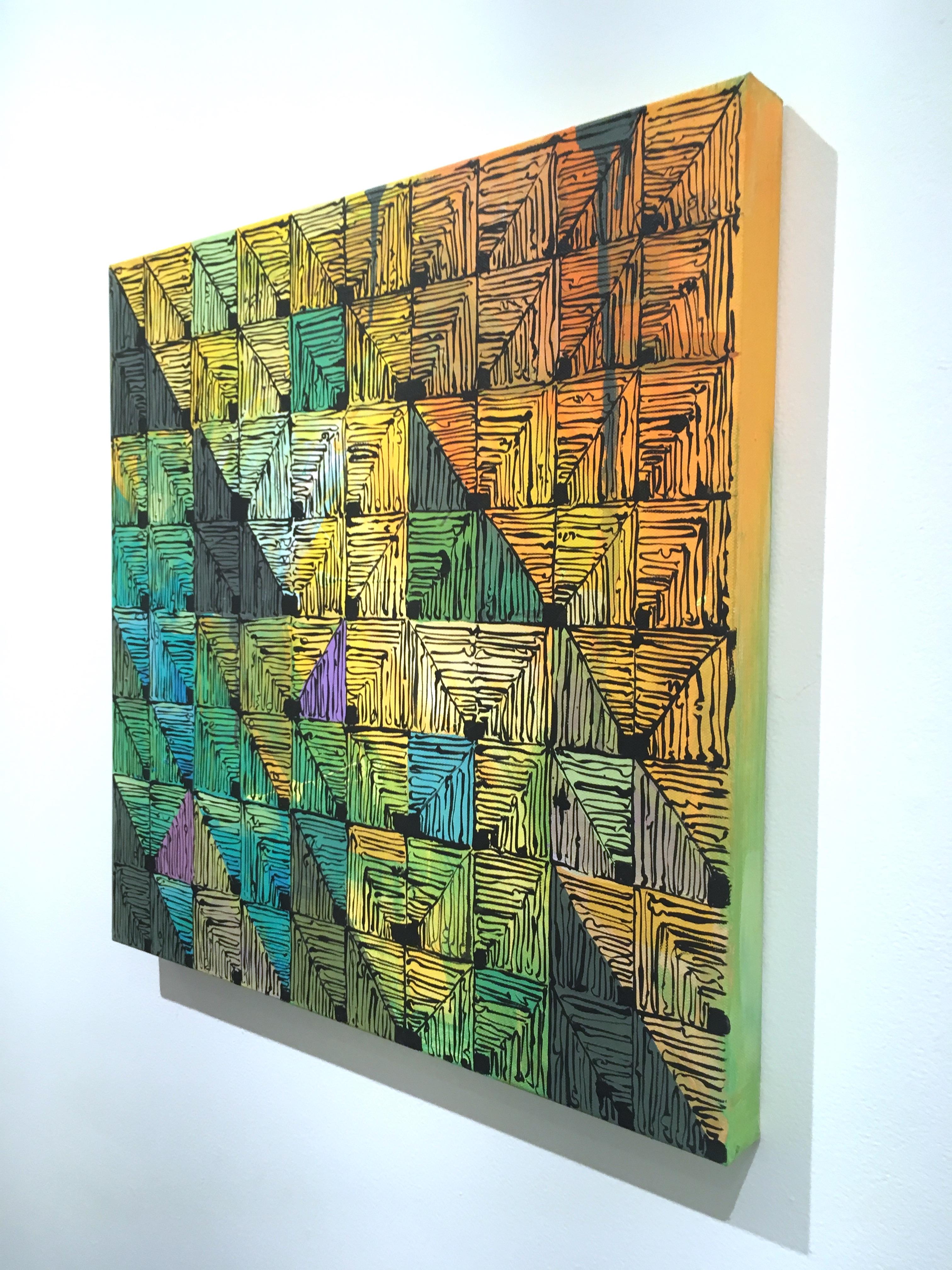 Maelstrom 8 - Painting di Clarence Rich