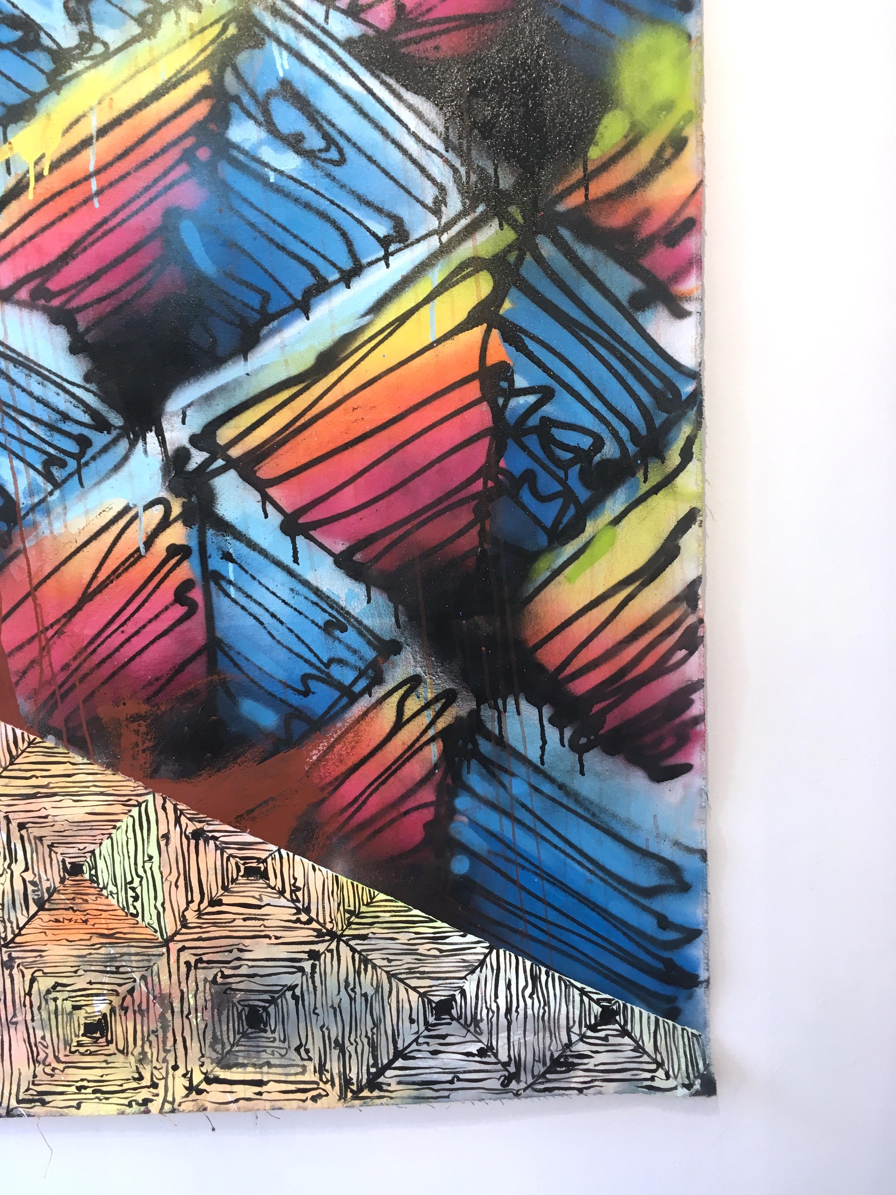 Maelstrom 21 - Painting Contemporaneo di Clarence Rich