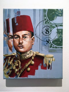 KING FAROUK I, , 2017 acrylic on canvas portrait