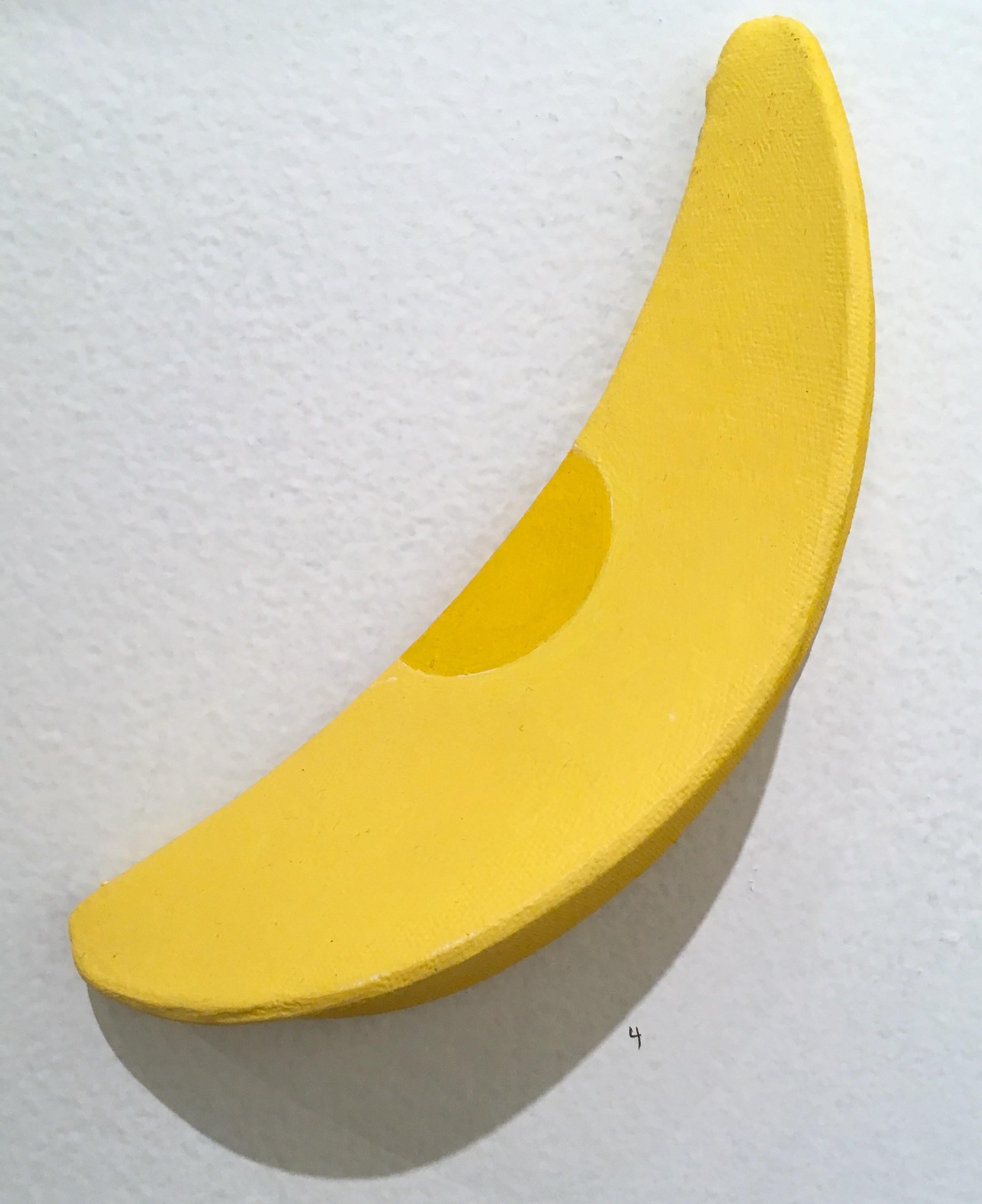 George Goodridge Abstract Painting - I Am Yellow, I Am Unique, And I Matter, 2018, wall sculpture, dimensional canvas