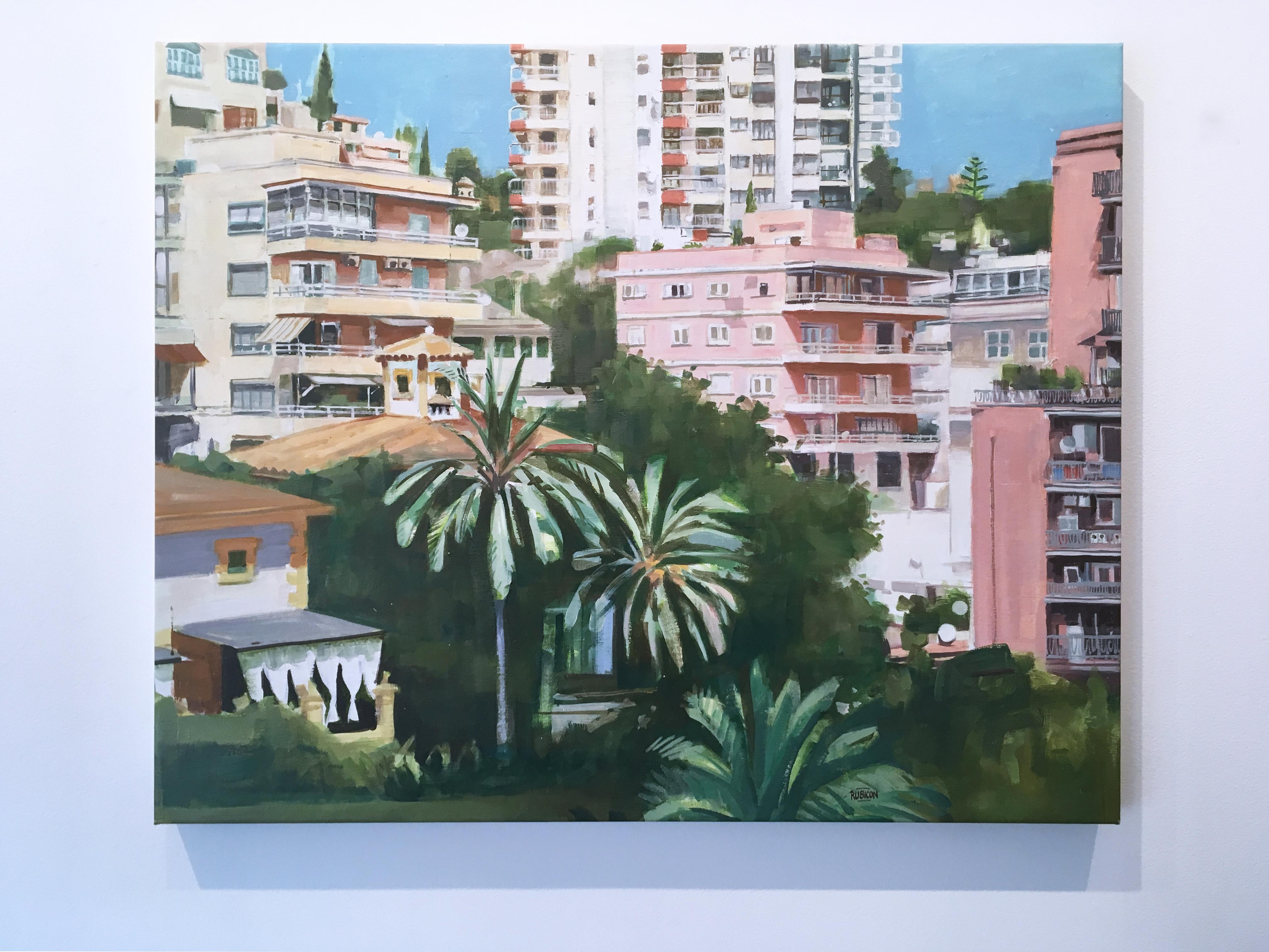 "Mallorca", landscape oil painting on canvas, 2019
