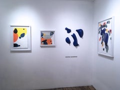 Cooperative Kinetics #4, 2016, embossed serigraph monoprint on Arches Platine