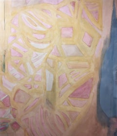 Coração Aberto (Heart Opened), 2020, natural hand-dyed canvas, avocado, tumeric