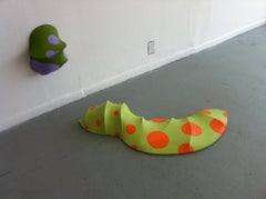 Number 29, Vertebrate Companion Series, 2012, oil on canvas, wall sculpture