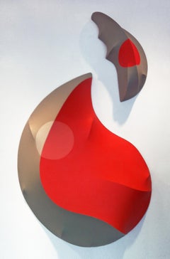 Number 25, Vertebrate Companion Series, 2012, acrylic on canvas, wall sculpture 