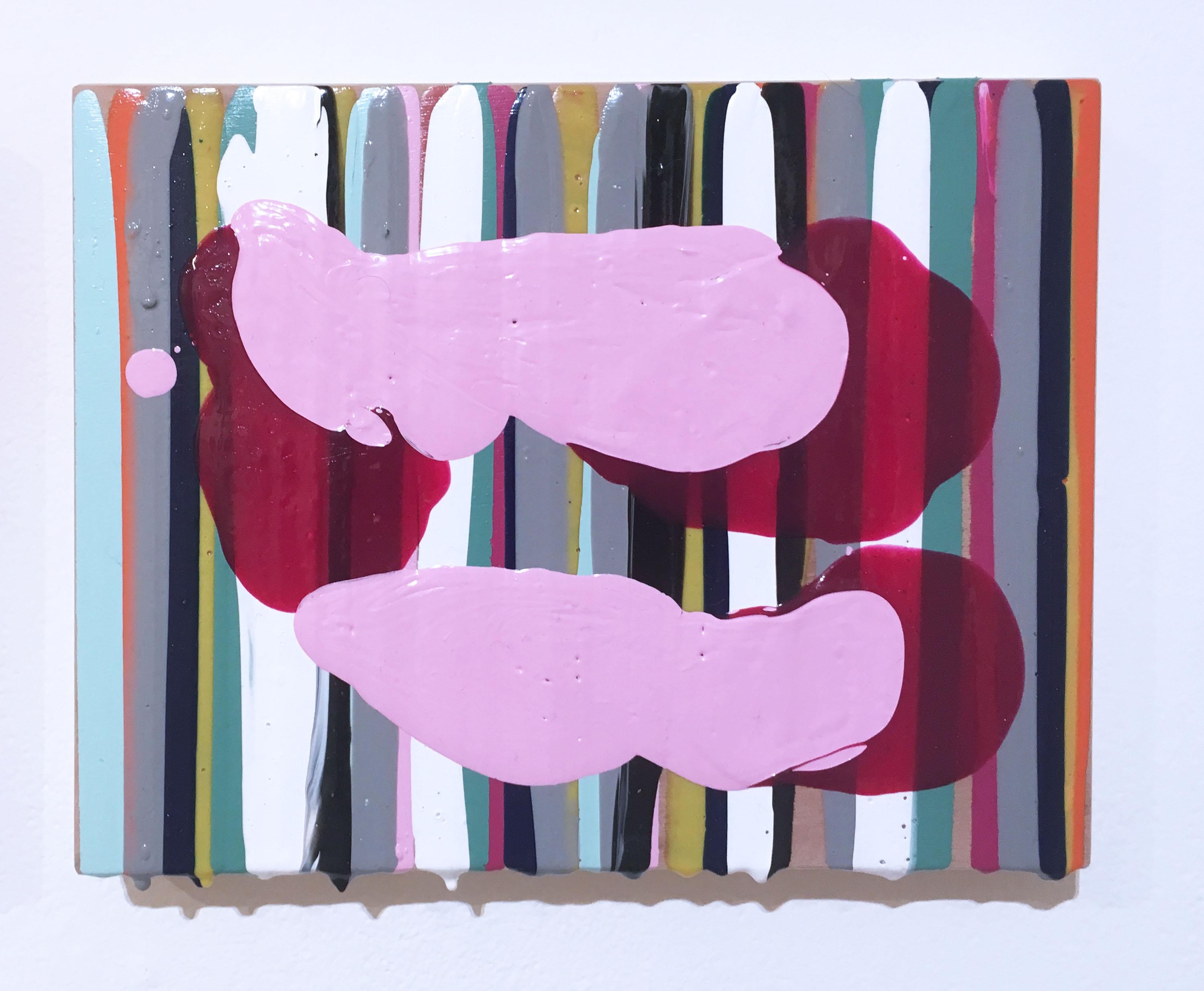 Tom Banks Abstract Painting - Untitled "Rounding Error 5"