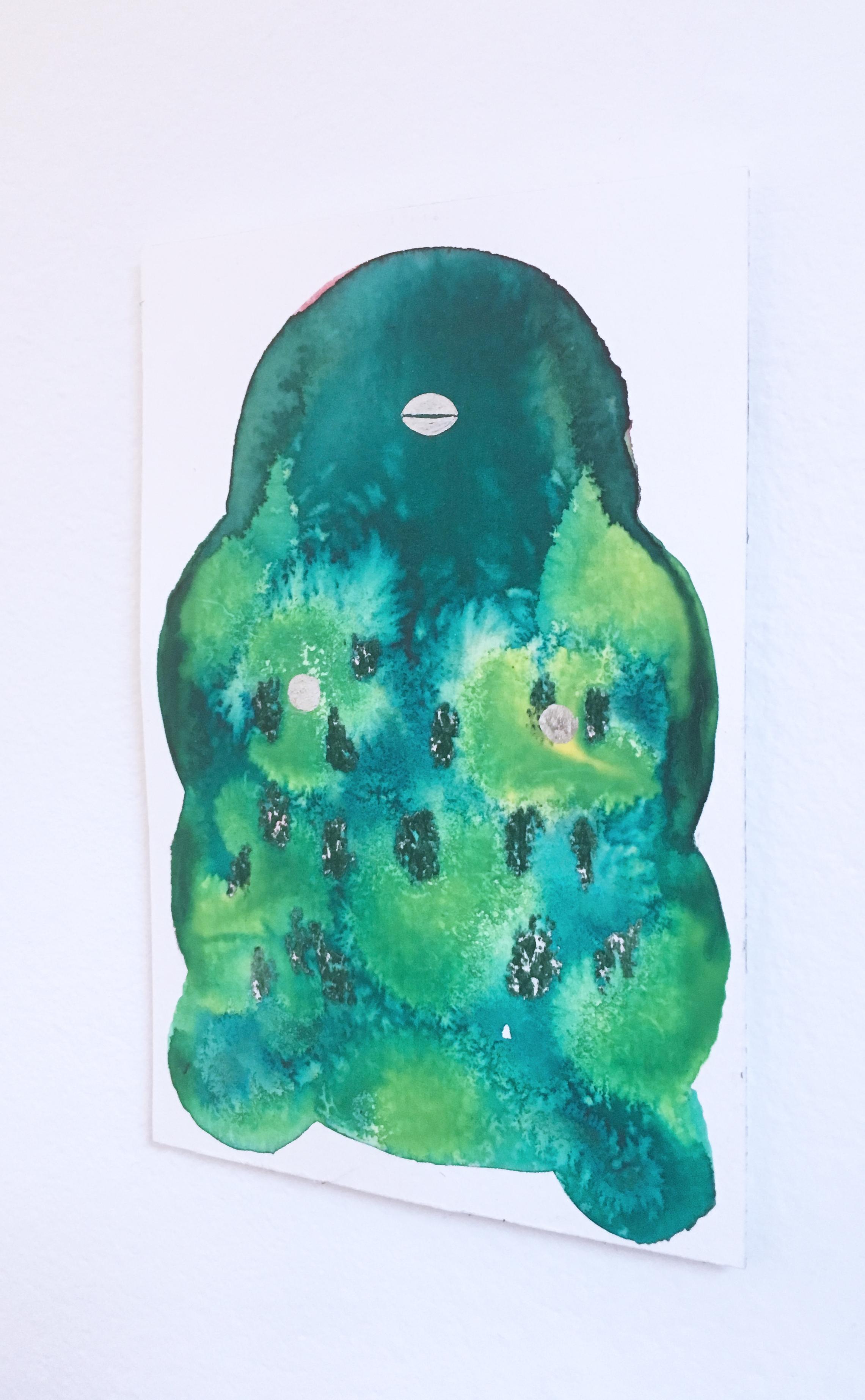 Electric Moss Venus (Blau), Figurative Art, von Shamona Stokes