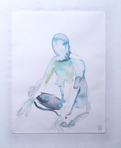 Nude Study III, Watercolor on Paper, 2017