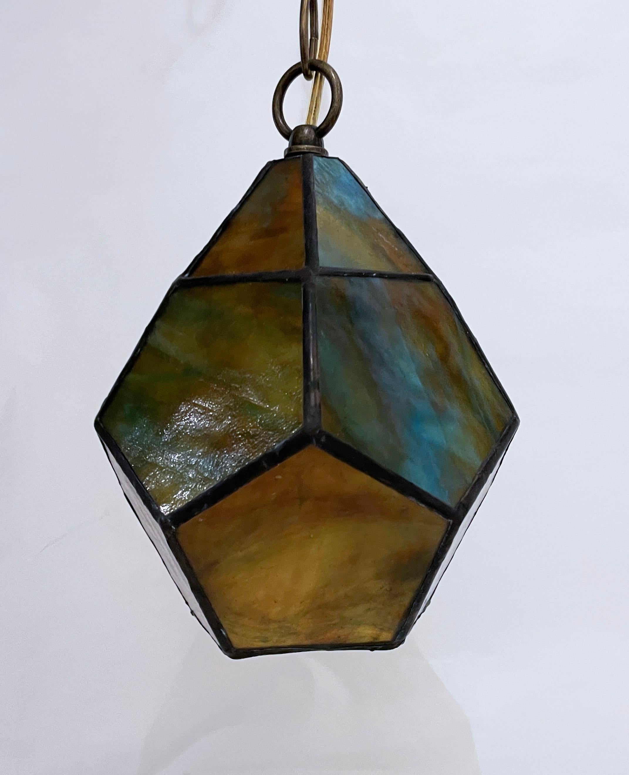 Pentagonal Globe Lantern For Sale 7