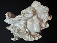 Ninfa Jardinera Art Nouveau, Lambert Escaler, 60's, ceramic