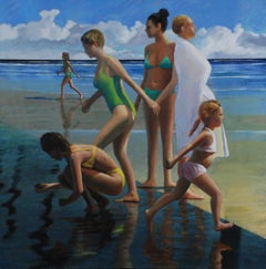Low Tide"  David Ahlsted Oil on Canvas, 36 x 36”, Retail $ 3, 600.00