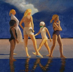 “ Jersey Shore # 31 “,  David Ahlsted  Oil on Canvas, 24 x 24”