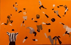 “Not Quite Jelled”   Lee Heinen Football 36” x 58” Oil on canvas 