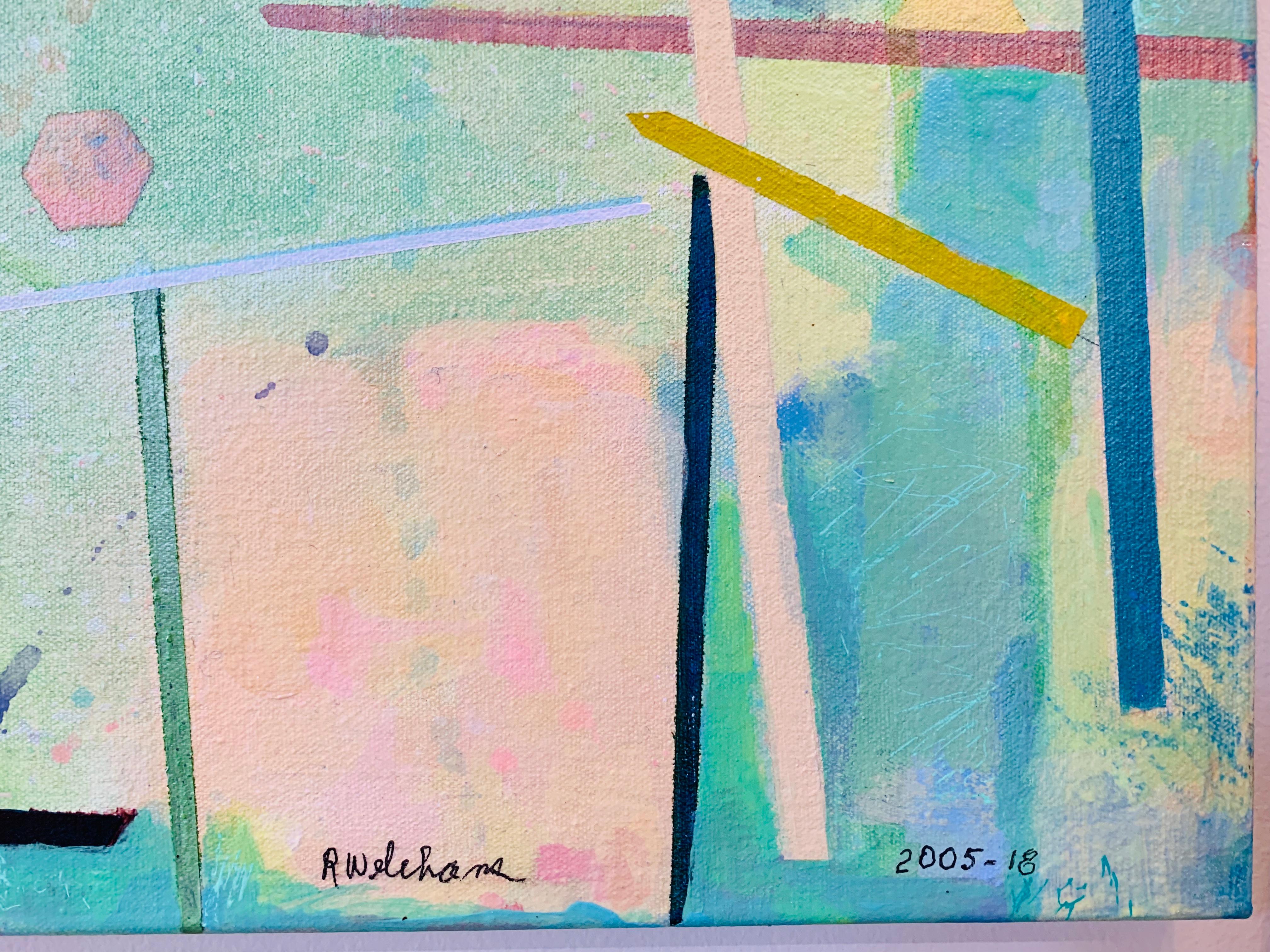 “Constantine”  Roger Welchans Acrylic on canvas Gallery wrapped 34” X 40”  $2000 For Sale 1