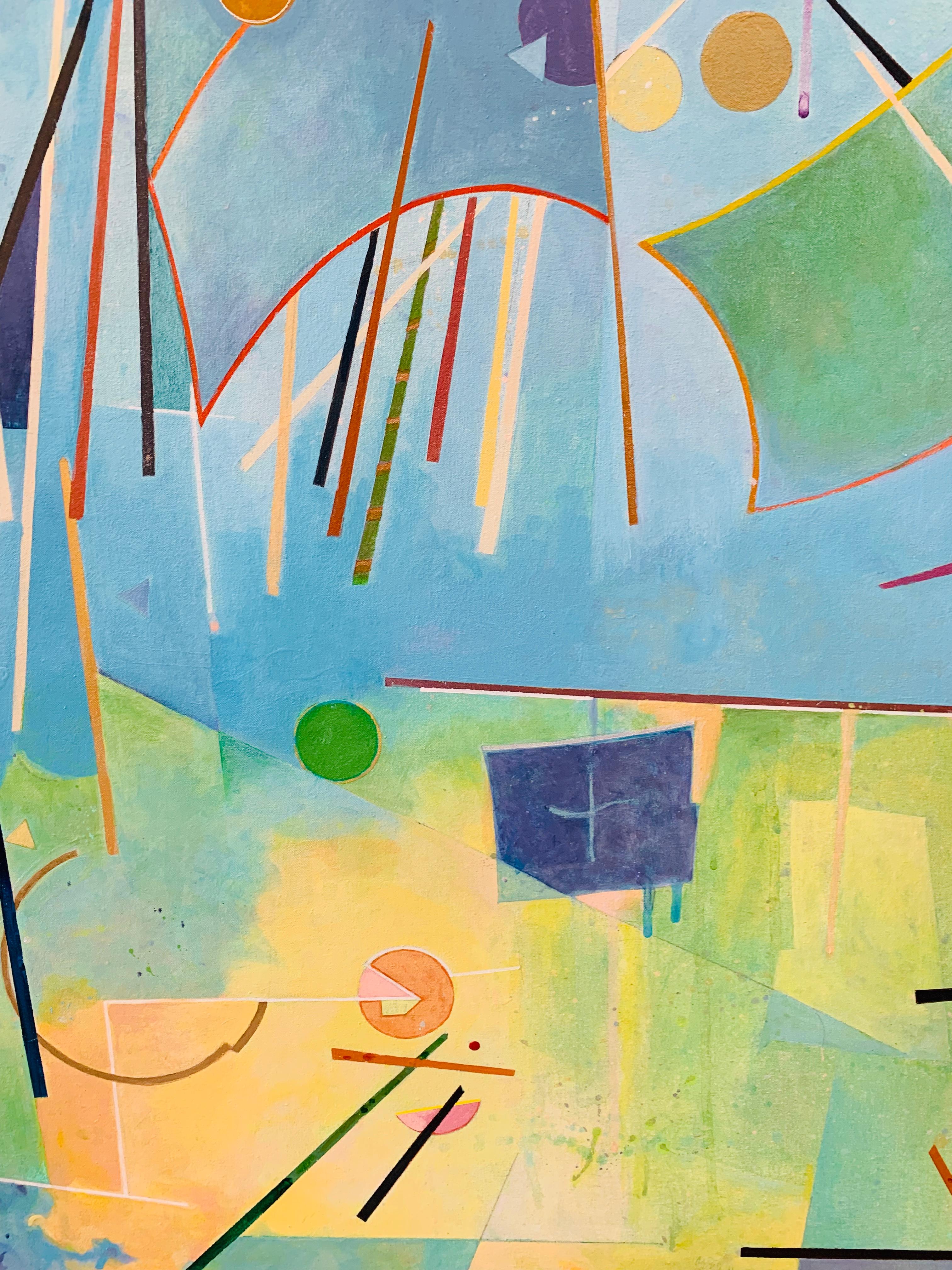 “Constantine”  Roger Welchans Acrylic on canvas Gallery wrapped 34” X 40”  $2000 For Sale 2