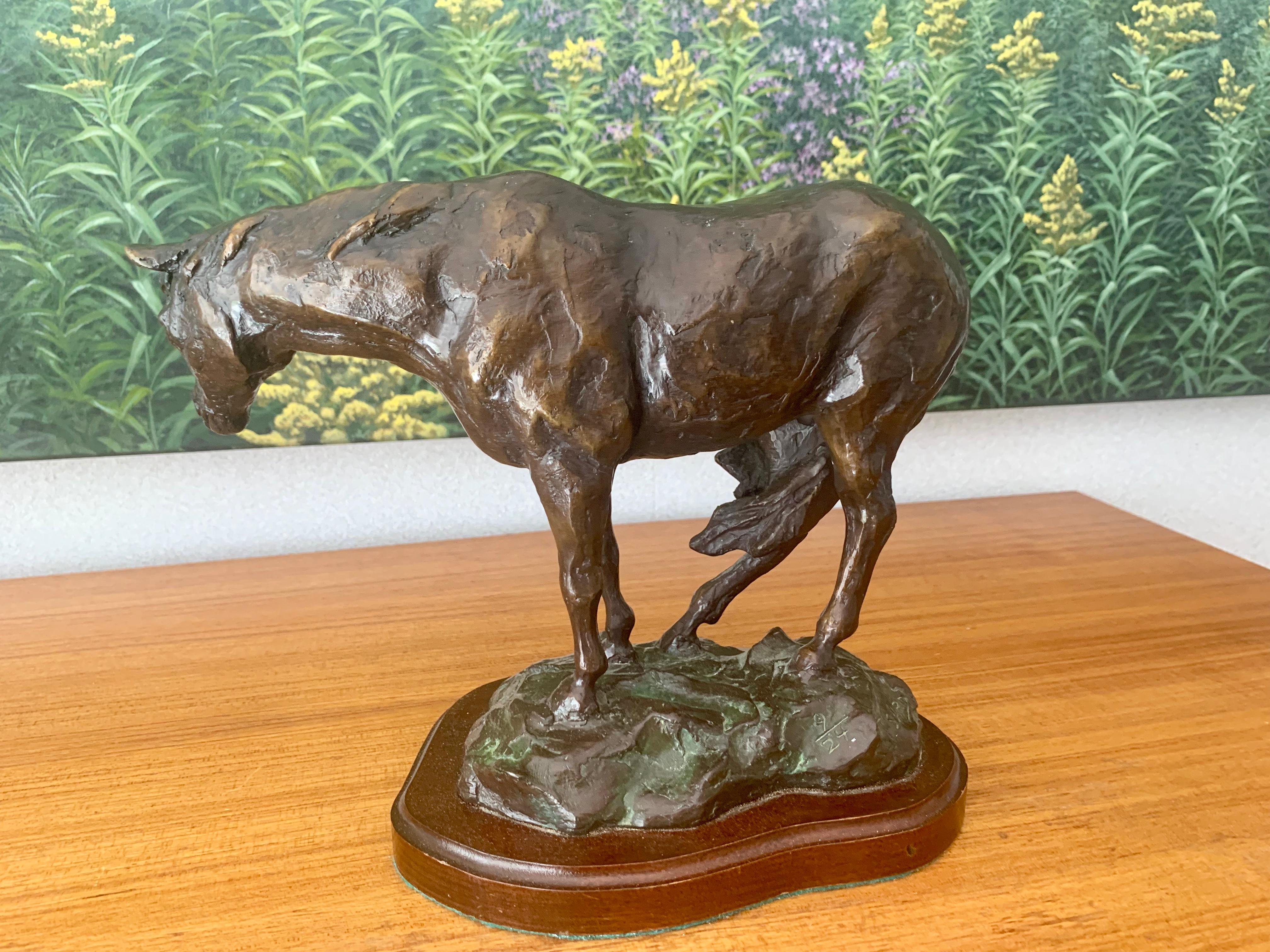The Approaching Storm, 1993  Bronze  Edition: 9/24   RARE First Edition In Stock - Sculpture by Laurence Isard