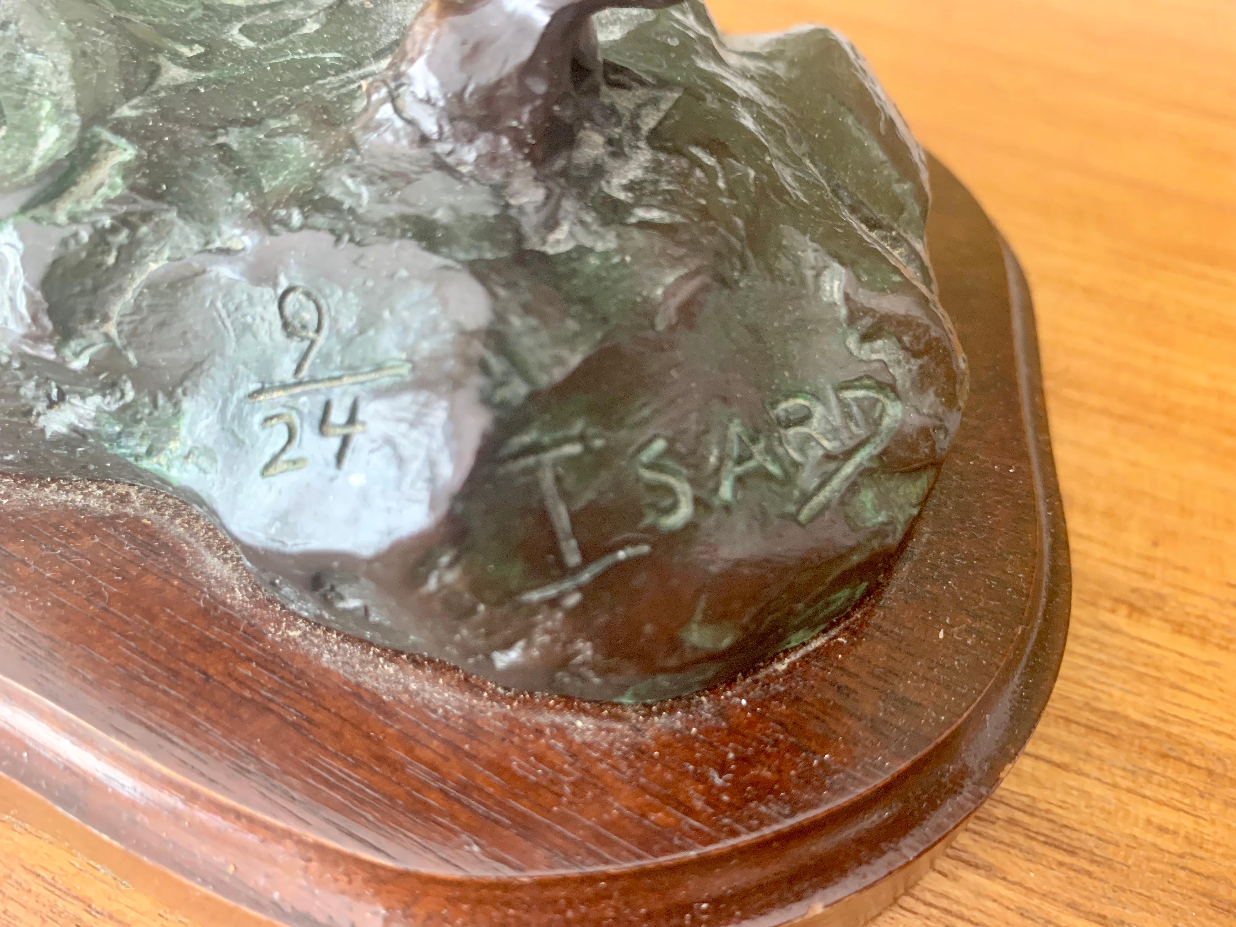 The Approaching Storm, 1993  Bronze  Edition: 9/24   RARE First Edition In Stock - American Realist Sculpture by Laurence Isard