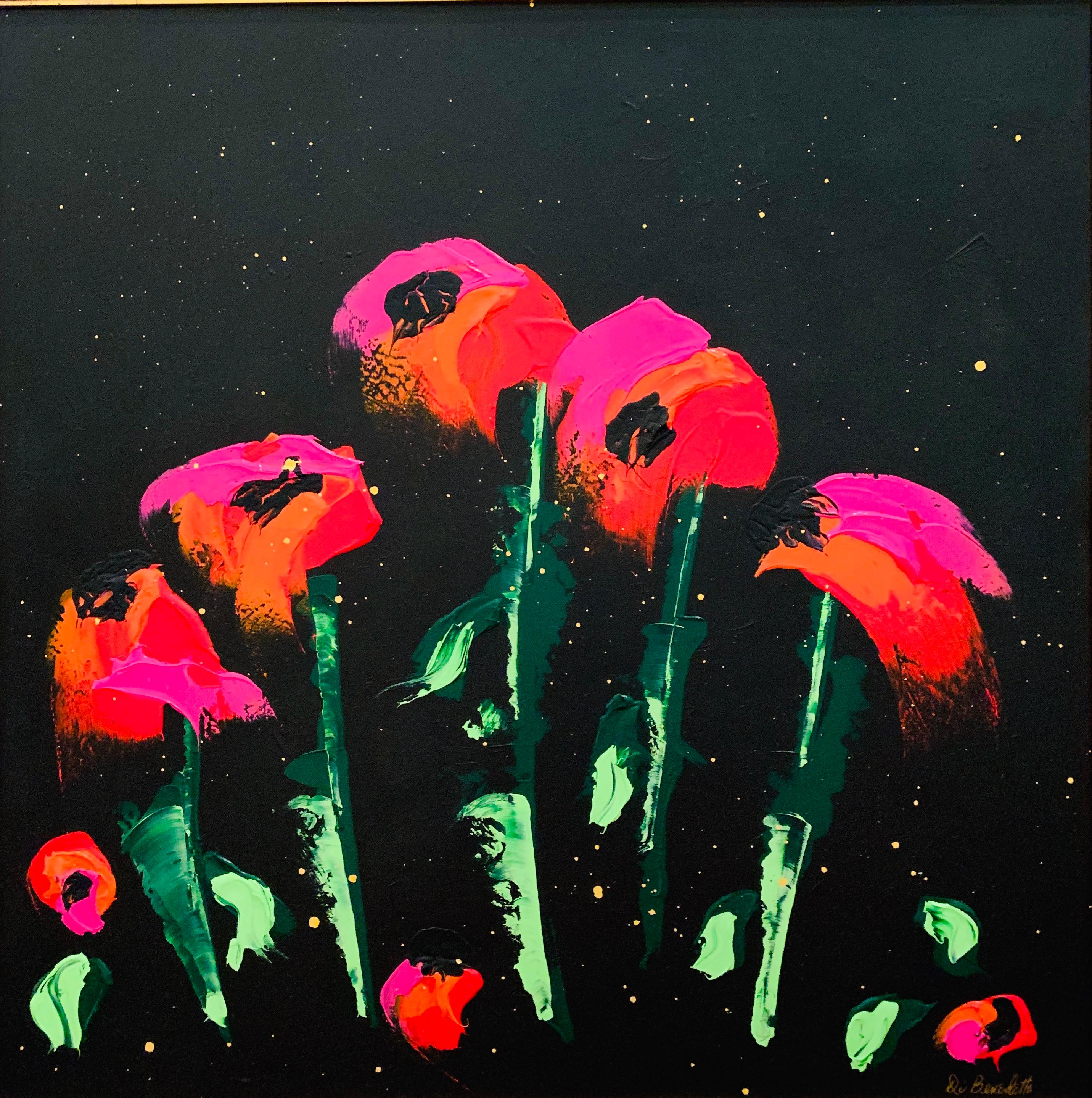 Red Poppies ( Large) Patti Dibenedetto Abstrac Acrylic  50 