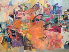 My Busy Day, Abstract Expressionist 36" x 48"