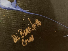 "Blue Poppies"  Abstract Painting Flowers