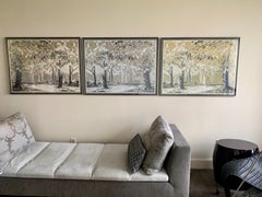 "Forest" 2, Forest 3, Forest 4, Elm Trees Colonnade NY Central Park, silk screens