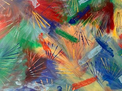 " Fireworks ! " , Abstract painting