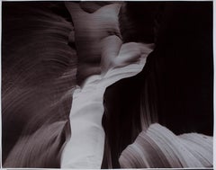 Hideoki, Black & White, Photography, Antelope Canyon, 2004, 16" x 20"