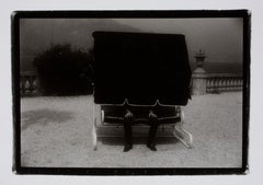 Vintage Hideoki, Black & White, Photography, Under the Awning, France, 1994, 16" x 20"