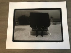 Hideoki, Black & White, Photography, Under the Awning, France, 1994, 16" x 20"