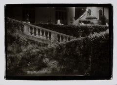 Hideoki, Black & White, Photography, The Terrace, France, 1994, 16" x 20"
